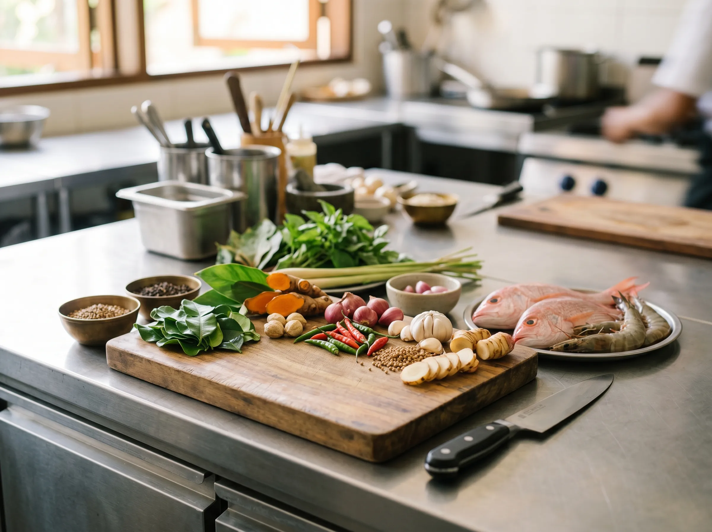 Chef / galley / plating detail